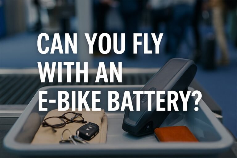 Can You Fly With an E-Bike Battery? Airline Rules, Workarounds & Tips Can You Fly With an E-Bike Battery? Airline Rules, Workarounds & Tips