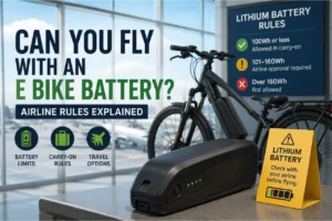 Can You Fly with an E Bike Battery? Airline Rules Explained Can You Take an E-Bike Battery on a Plane? What to Know