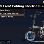 DTTZH A12 Folding Electric Bike Review: Power, Comfort and City Savvy