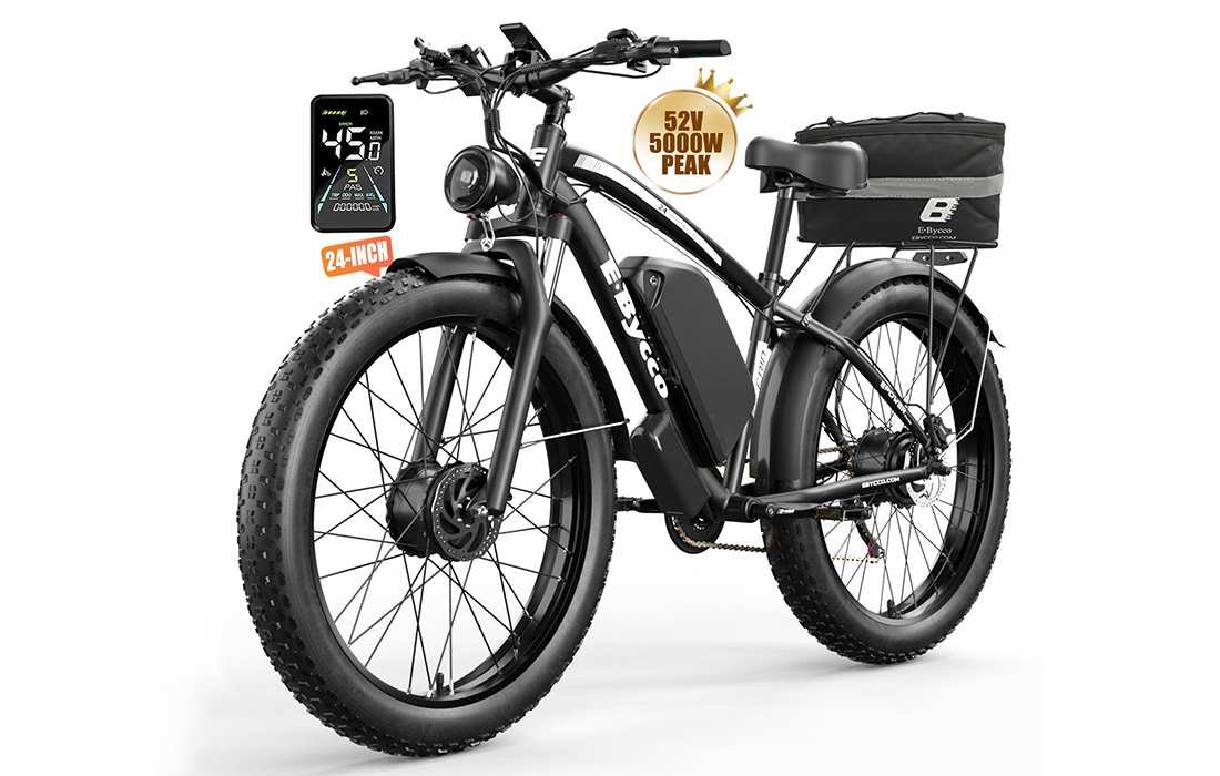 E&middot;Bycco EB10 dual-motor fat-tire e-bike with 24&times;4.0 tires