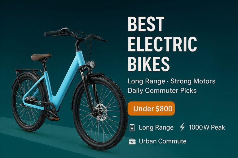 5 Best Electric Bikes Under $800 for Commuting, Hills and Daily Use