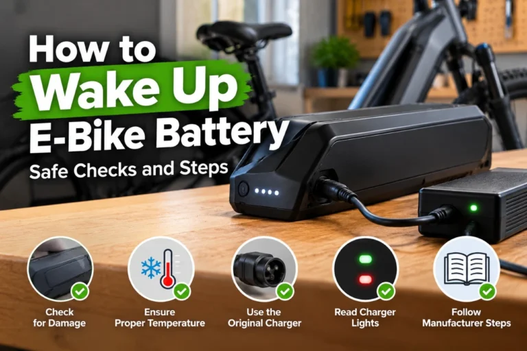 How to Wake Up an E-Bike Battery Safely