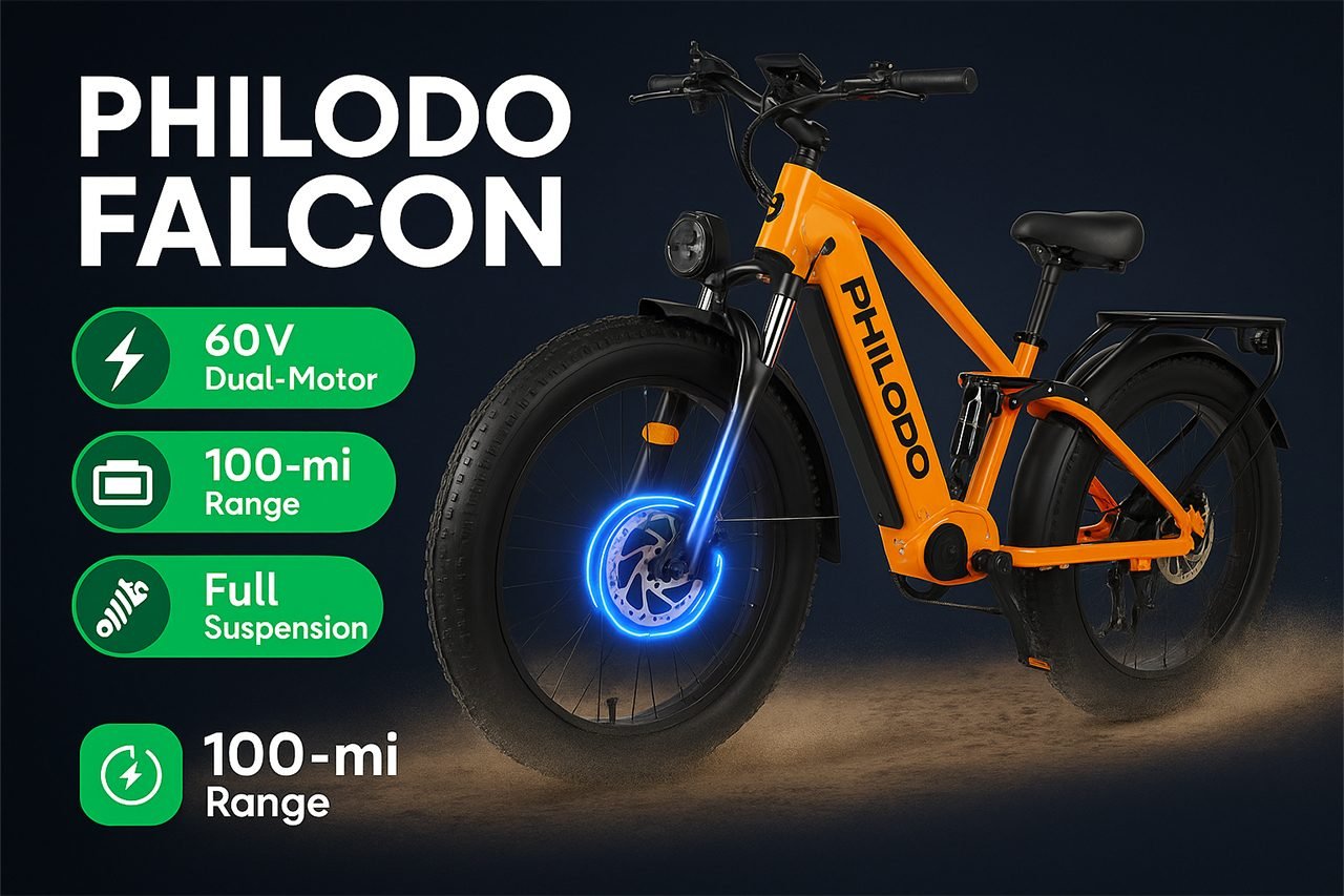 PHILODO Falcon Electric Bike: Long-Range Power You Can Actually Use