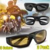 Riding Glasses 3-Pack Riding Glasses: Gray, Clear & Yellow UV400