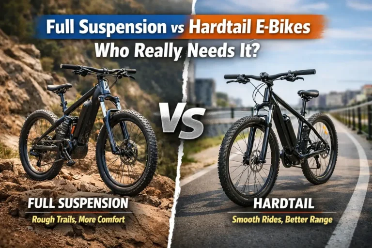 Full Suspension vs Hardtail E-Bikes: Who Really Needs Rear Suspension? Full Suspension vs Hardtail E-Bikes: Who Really Needs Rear Suspension?
