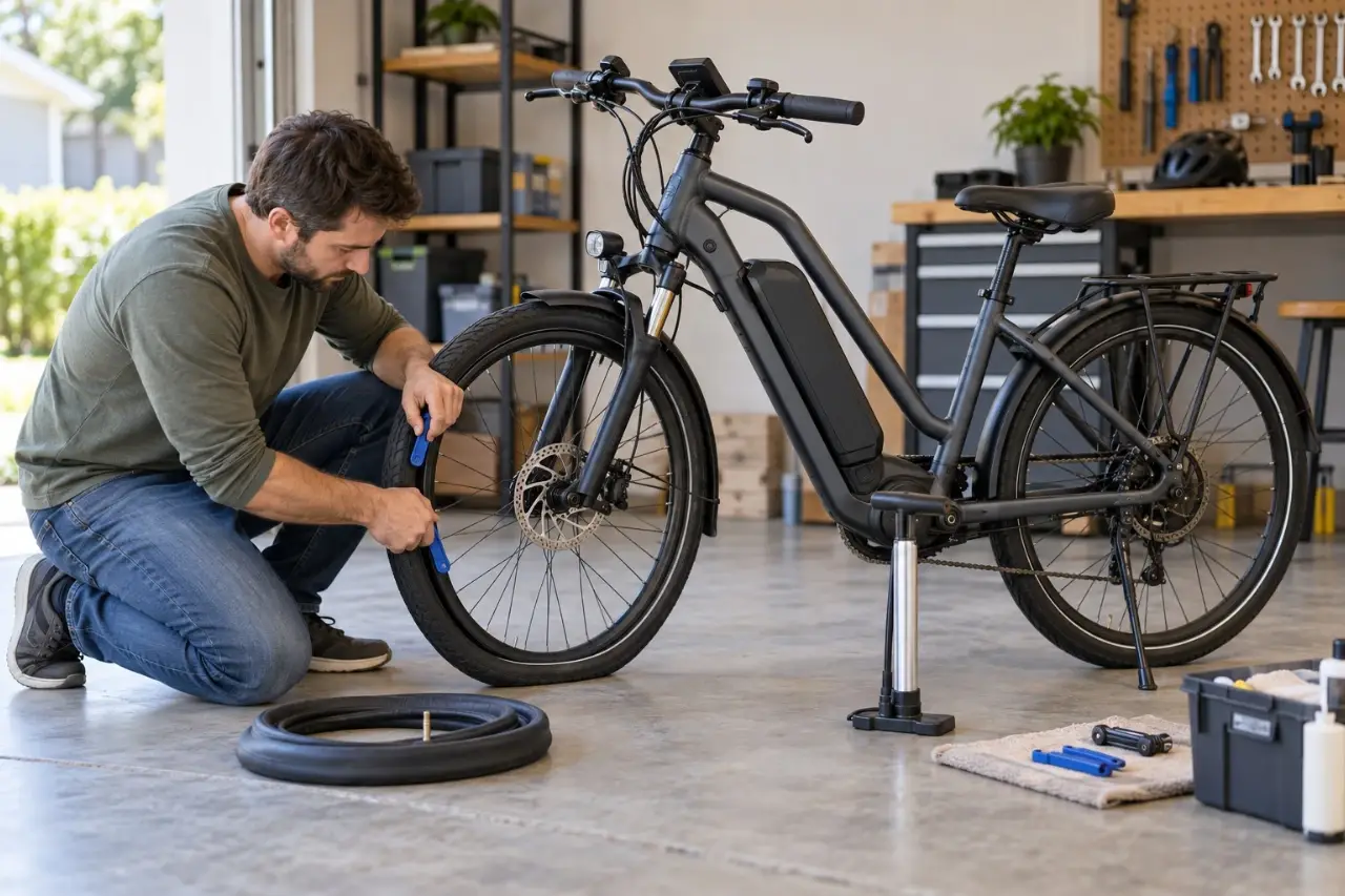 E-Bike Flat Tire Repair Guide: Steps, Tools, and Safety Tips