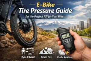 E-Bike Tire Pressure Guide: Set the Perfect PSI for Your Ride E-Bike Tire Pressure Guide: Set the Perfect PSI for Your Ride
