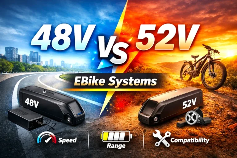 48V vs 52V for E-Bikes: Real-World Power, Range, and Upgrade Risks