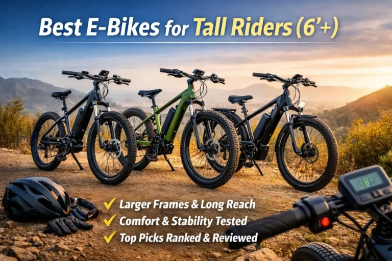 Top E-Bikes for Tall Riders: Fit-First Rankings and Real Ride Notes