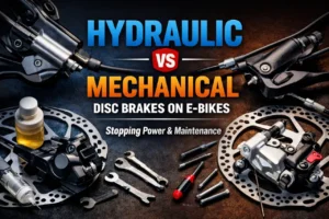 Hydraulic vs Mechanical Disc Brakes: Real Stopping Power & Maintenance Hydraulic vs Mechanical Disc Brakes for E-Bikes: What Really Matters