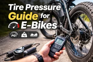 Tire Pressure Guide for E-Bikes: Practical PSI Ranges and Setup Tips How to Set E-Bike Tire Pressure: PSI by Rider Weight, Load, Terrain