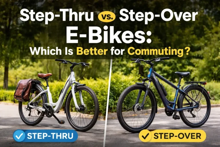 Choosing Between Step-Thru and Step-Over E-Bikes for Your Commute