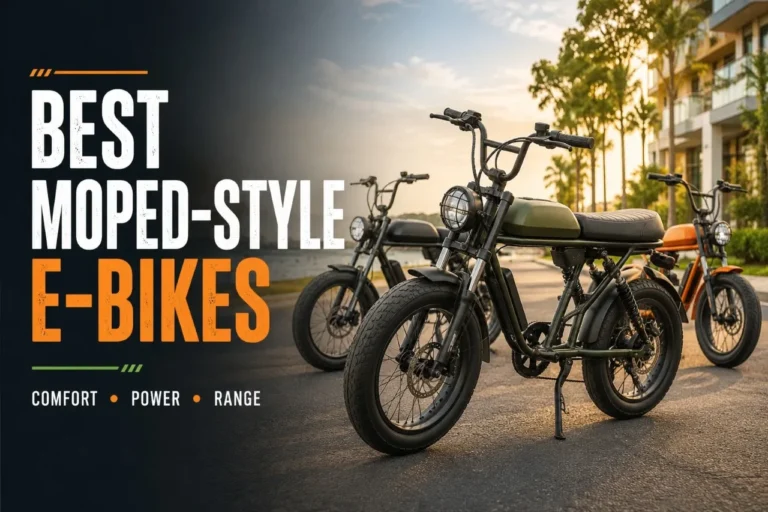 Best Moped-Style E-Bikes for Comfortable Commuting and Casual Rides