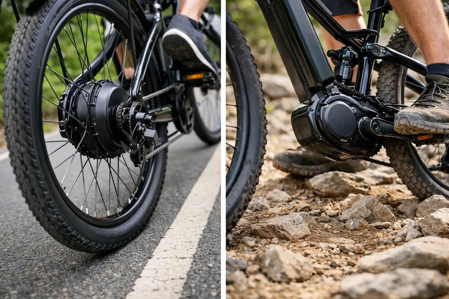 Hub Motor vs Mid Drive Ebike: Real Ride Differences