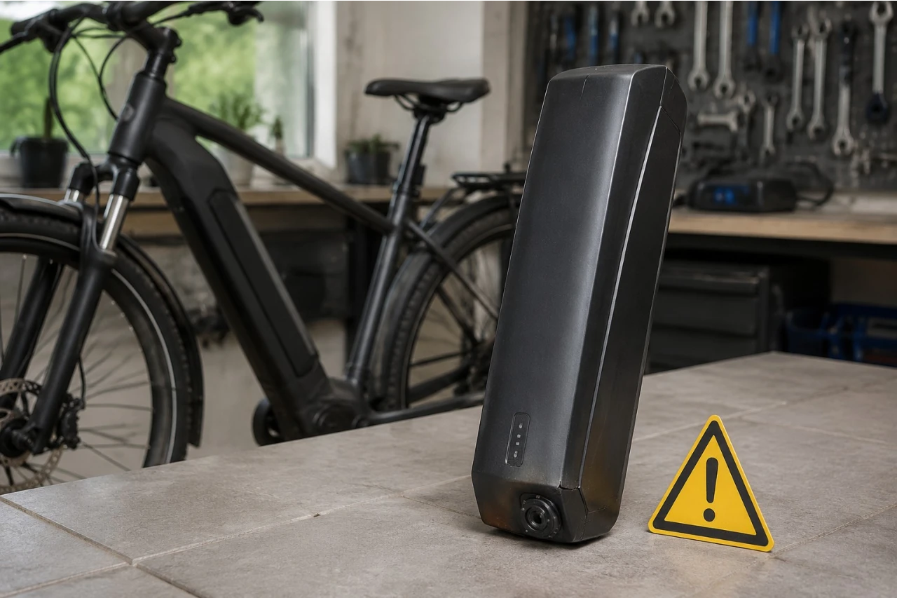 How to Spot a Damaged E-Bike Battery Safely