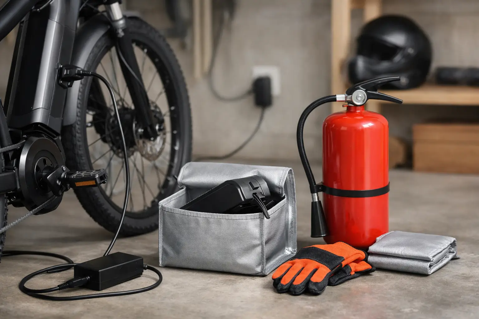 Electric Bike Fire Safety for Charging and Storage