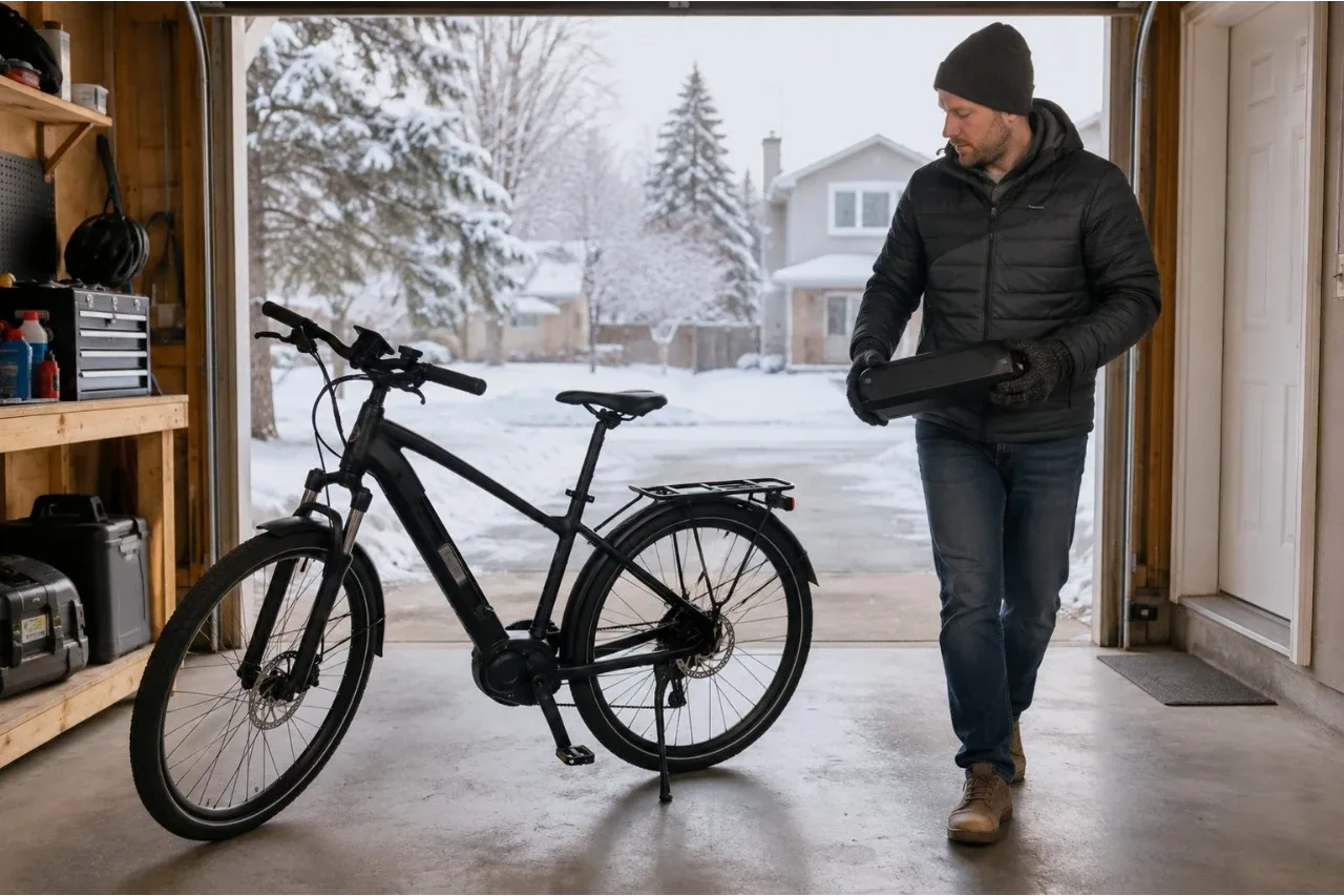 Can E-Bike Batteries Freeze Outside Safely?