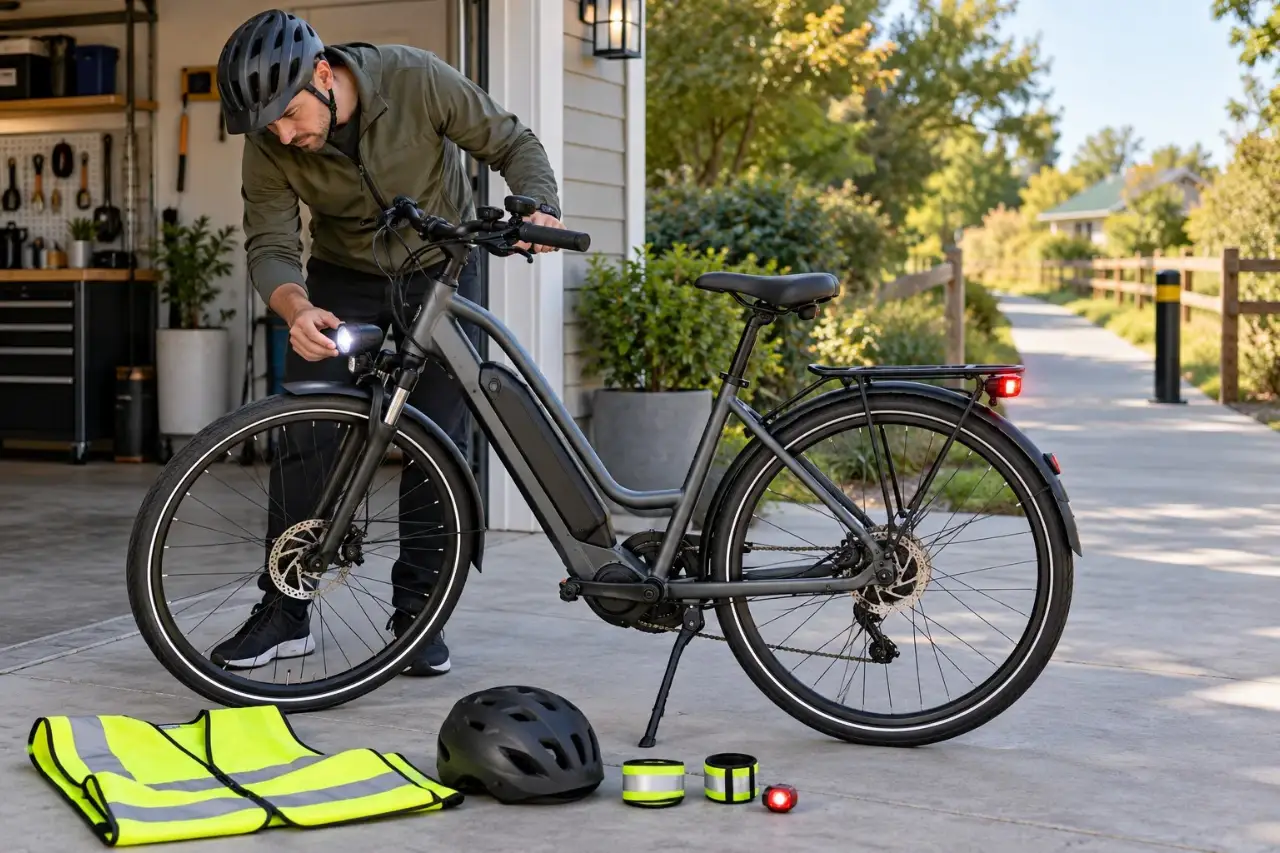 Ebike Visibility Gear Checklist: Lights, Reflectors, and Safety Tips